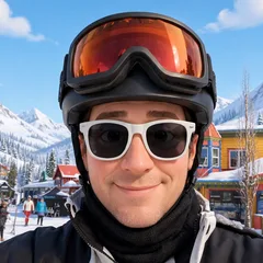 Cartoon of Sean Phillips in SilverStar Village